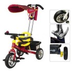 Трехколесный велосипед Profi Trike M0215 (надувные колеса) EVA Foam Red